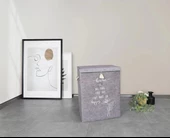 Çamaşır Sepeti - Eşya Saklama Kutusu Keçe - Mega Boy thumbnail 3