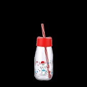 Pipetli Su Ve Süt Şişesi Cam 250 ML - Kırmızı - 2