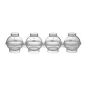 Üstten Doldurmalı Yatay 4 Bölmeli  Küre Buz Topu Kalıbı -  Yuvarlak Buz Topu Yapma Aparatı thumbnail 3