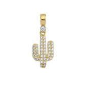 14 Ayar Kaktüs Altın Kolye Ucu 0,93 gr - 1