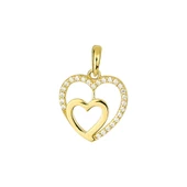14 Ayar Altın Kalp Kolye Ucu 0,94 gr - 1
