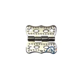 Papatya Menteşe - Küçük 20x20 mm, Nikel, 100 Adet - 1