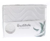 Özdilek Fitted Lastikli Alez Ranforce 100*200+35 Beyaz - 1