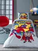 Özdilek Nevresim Takımı Ranforce Tek Kişilik L.Tunes Superman (Ozel) - 1