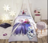 Özdilek Disney Nevresim Takımı Ranforce Tek Kişilik Lıla Frozen Frosatened - 1