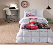 Özdilek Disney Uyku Seti Ranforce Tek Kişilik Gri Cars On The Roa - 1