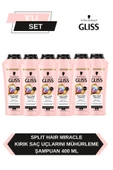 GLİSS ŞAMPUAN 400 ML SPLİT HAİR MİRACLE 6 ADET thumbnail 1