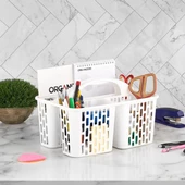 3 Bölmeli Organizer Düzenleyici Sepet Kaşıklık - 5