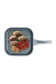 Thermoad Kare Tava 28cm Gri - 3