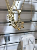 KAR TANESİ KOLYE 14 K - 1