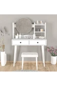 Roewood Efsane Makyaj Masası Beyaz Tabure Takım - 3