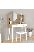 Roewood Efsane Makyaj Masası Ahşap Tabure Takım - 4