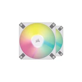 CORSAIR AF Serisi ICUE AF120 RGB SLIM 120MM CO-9050165-WW Beyaz 2'li Fan Kiti - 1