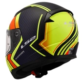 LS2 RAPID 2 EXTRA MAT NEON SARI-NAVY MAVİ KASK thumbnail 6