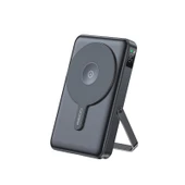 Recci RPB-W27 Samsung Galaxy Serisi Dijital LED Göstergeli Kablosuz Şarj Özellikli Type-C ve Lightning Kablolu Powerbank 20W 10.000mAh - 3