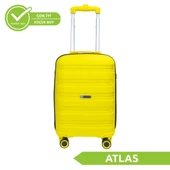 Vegmann Polipropilen (PP) Atlas Sarı Kabin Boy Valiz - 2