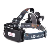 3 Başlıklı Şarjlı  Kafa Feneri   Wt-256 thumbnail 2