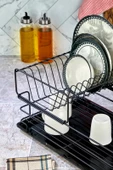 Cooker CKR2983 47x38 Cm 2 Katlı Metal Bulaşıklık - Siyah - 3