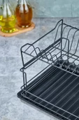 Cooker CKR2925 36x30 Cm 2 Katlı Metal Bulaşıklık - Siyah - 2