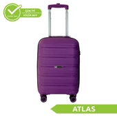 Vegmann Polipropilen (PP) Atlas Violet Kabin Boy Valiz - 1