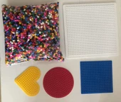 Enhavalı-Hama Boncuk Tezgahı Seti Ütü Boncuk Uygulama Seti - 1