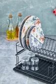 Cooker CKR2925 36x30 Cm 2 Katlı Metal Bulaşıklık - Siyah - 4