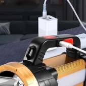 6 Mod Şarjlı El Feneri Projektör Tipi  Wt-615 thumbnail 4