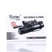 Orjinal 800 Lümen T6 Şarjlı El Feneri  Wt-086 thumbnail 2