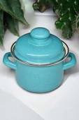 Nishev.com Evini Sev 4’lü Mini Emaye Derin Tencere Seti 12 cm 900 ml - 7