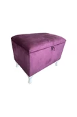 Evim-E Aksesuar Sandıklı Puf(bench)-ayakucu Pufu-60cm-kadife Kumaş-tek Parça - 1