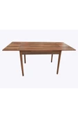 Evim-E Aksesuar 60x90 Cm Yanlardan Açılır Smart Masa-ahşap Ayaklı-ceviz - 3