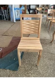 Evim-E Aksesuar OUTLET HÂM&BOYASIZ TAMAMI GÜRGEN AĞAÇ PAPEL OVAL OTURUM SANDALYE - 1