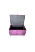 Evim-E Aksesuar Sandıklı Puf(bench)-ayakucu Pufu-60cm-kadife Kumaş-tek Parça - 2