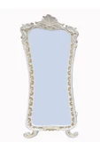 Evim-E Aksesuar Lavina Ayaklı Boy Aynası Polyester Döküm-Tamamı Oymalı-El Boyası - 1