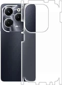 Infinix Hot 40 ile Uyumlu MAT TPU Arka Kaplama 360 - 1