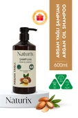 Naturix Argan Yağlı Şampuan 600 Ml - Yıpranmış Saçlar İçin Doğal Bakım ve Nemlendirme - 1