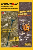 Olivtech  Elektronik Sensörlü ( Kömürsüz Motorlu ) Zeytin Silkeleme Zeytin Hasat Makinası - 2 Yıl Garanti thumbnail 2