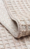 Eko Cozy Koleksiyonu Hav Vermeyen Özel İpler ile Üretilen Örgü Desenli Halı CZY 01 Bej - 6