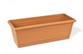 EminHome Toprak Görünümlü Balkon Saksı 50 cm 11 Lt K513 - 1