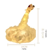 Uçan Astronot Tasarımlı Gece Lambası thumbnail 2