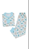 Bulut Desenli Erkek Bebek Pijama Takımı - 4