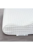 Ergonomik Yastık 33x50 cm Yan/sırt Üstü Uyuyanlar İçin Beyaz Yastık-adet - 2