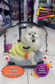 Nishev.com Evini Sev Sürülebilir Şeffaf Tekerlekli Kedi Köpek Hayvan Taşıma Çantası - 1