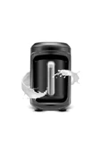 Hatır Hüps Quartz Közde, Sütlü Içecek Hazırlama Türk Kahve Makinesi 5 Fincan Kapasiteli Black Chrome thumbnail 5