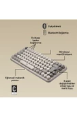Logitech POP Keys Beyaz Gri Kablosuz Mekanik Klavye - 4