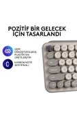 Logitech POP Keys Beyaz Gri Kablosuz Mekanik Klavye - 3