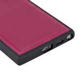 Samsung Galaxy S24 Ultra Uyumlu Deri Arka Kapak Gül Kurusu - 3