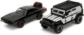 Jada Fast and Furious Tej's Jeep Wrangler Dom's Dodge Charger R/T Model Araba - 1