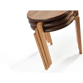 Spacer Üçlü Zigon Sehpa |Ceviz | Kayın Sehpa thumbnail 3