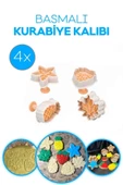 Bahar Temalı Meyve Ve Yaprak Kurabiye Kalıbı Cookies- 4'lü Basmalı Şeker Hamur Kesici Ananas Çilek thumbnail 1